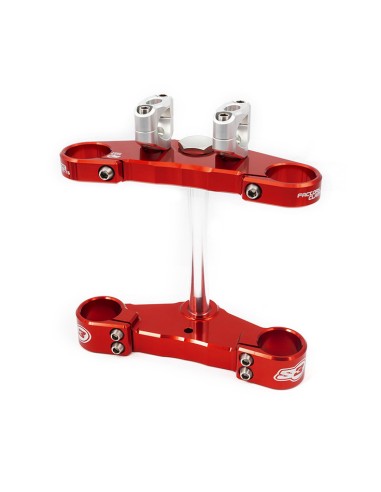 Furcă S3 Triple Clamp Ø39mm Red Gas Gas Pro Tech