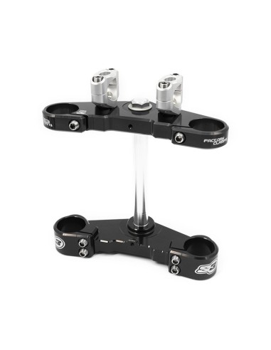 Furcă S3 Triple Clamp Ø39mm Black Beta Evo Tech