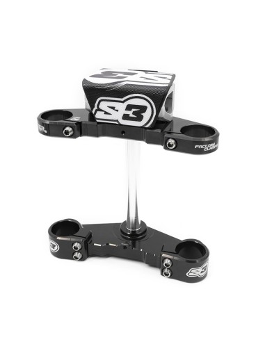 Furcă S3 Triple Clamp Ø39mm Black...