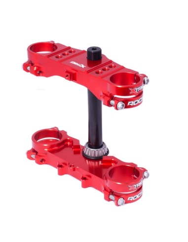 XTRIG Rocs Triple Clamp Offset 28mm Red Honda CRF150R