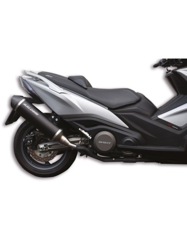 MALOSSI Wild Lion Silencer Aluminium/Carbon - Kymco Xciting 400