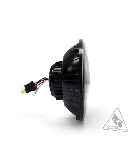 DENALI M7 LED Headlight Ø177mm Black Chrome