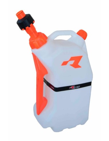 Bidon de combustibil RACETECH umplere rapidă, 15 l, translucid/portocaliu