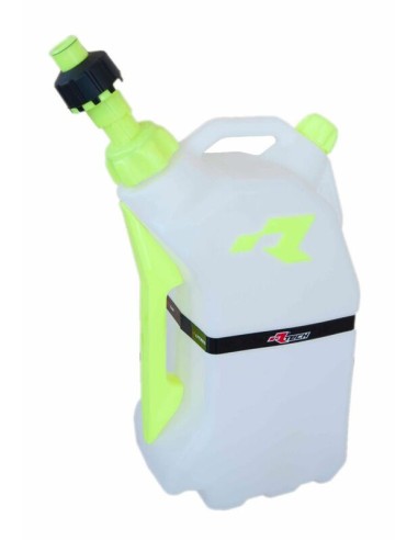 Bidon de combustibil RACETECH umplere rapidă 15L translucid/galben