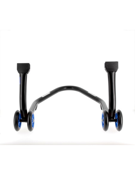 BIHR Home Track Paddock spate cu adaptoare „L” Matt Black Blue Roți Black & Blue