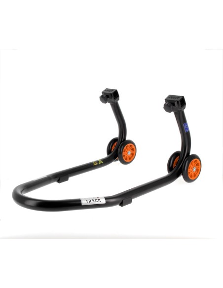 BIHR Home Track suport față negru mat portocaliu Roți negru și portocaliu