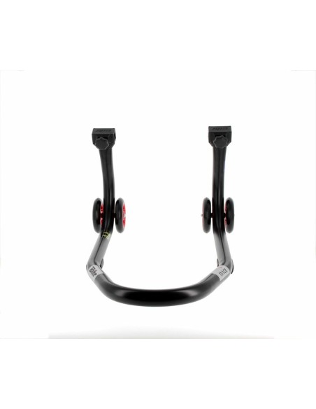 BIHR Home Track Suport față Matt Black Red Roți Black & Red