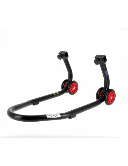 BIHR Home Track Front Stand Matt Black Red Wheels