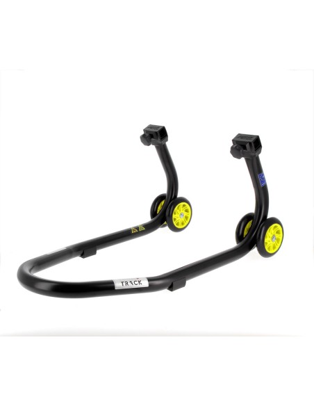 BIHR Home Track Suport față Negru Mat Galben Roți Negru și Galben