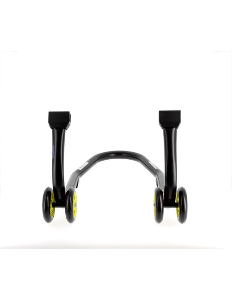 BIHR Home Track Suport față Negru Mat Galben Roți Negru și Galben