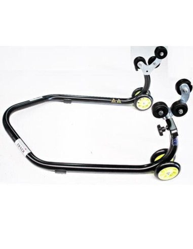 Suport de padock spate BIHR Home Track Negru Mat Suporturi detașabile incluse Quad/ATV