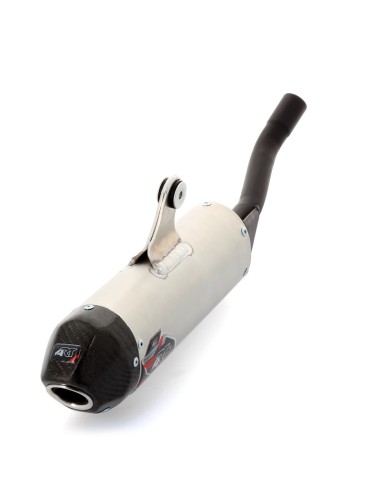 ART 2 Stroke Muffler Aluminum/Carbon End Cap KTM SX125