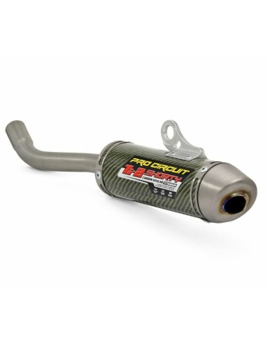 PRO C IRC UIT Ti-2 Shorty Muffler Carbon/Titanium Capat Cap Yamaha YZ85