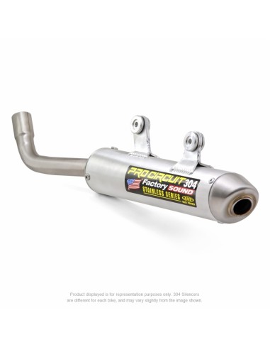 PRO CIRCUIT 304 Muffler Aluminium/Stainless Steel End Cap