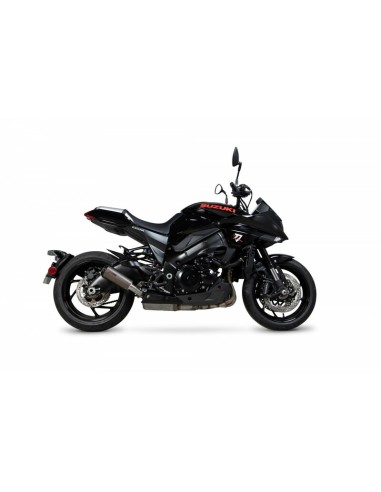 SCORPION Red Power Toba de Eșapament Titan/Negru ABS Capăt Suzuki Katana