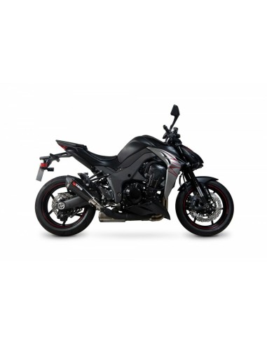 SCORPION Serket Taper Toba dublă Carbon/Negru ABS Capăt Kawasaki Z1000