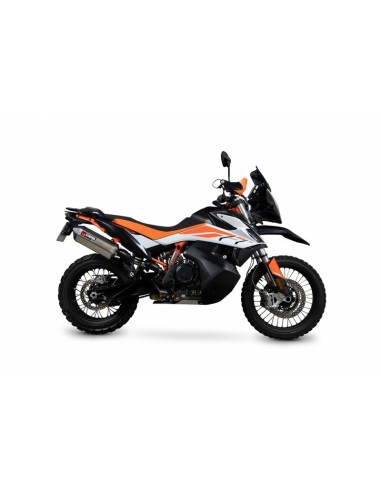 SCORPION Tobă paralelă Serket Carbon/Negru ABS Capăt KTM 790 Adventure