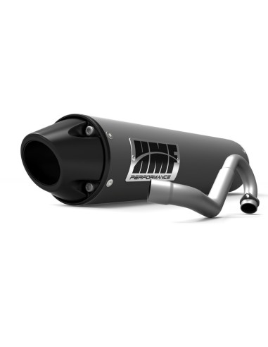 HMF Performance Series Full Exhaust System - Gun Metal/ Black ABS Yamaha YFM 700 Grizzly/Kodiak