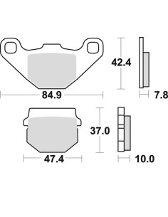 BRAKING Off-Road Sintered...