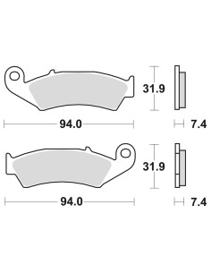 BRAKING Off-Road Sintered...