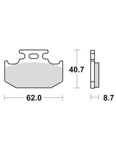 BRAKING Off-Road Sintered Metal Brake Pads - 722CM44