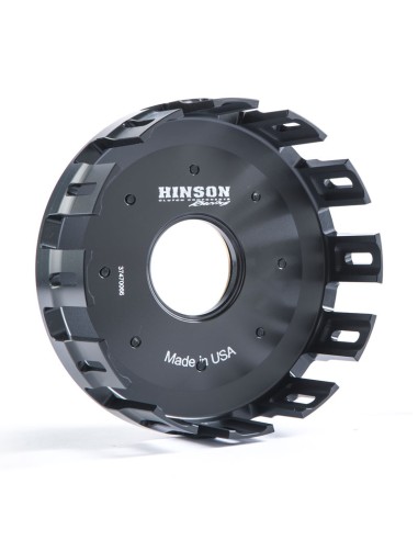 HINSON Billetproof® Aluminium Clutch Basket with Cushions - Kawasaki KX450