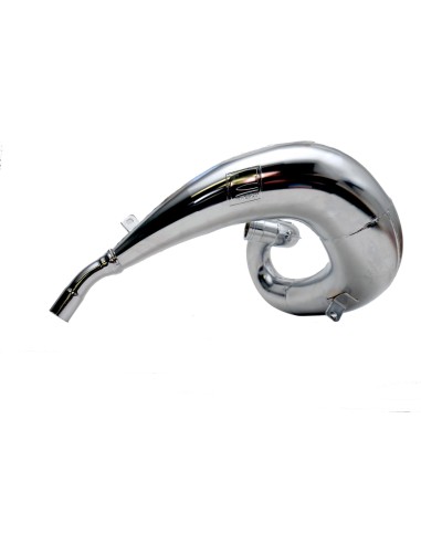 BIG ONE Chrome Exhaust Chrome Pipe/Black Aluminium Silencer