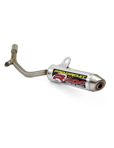 PRO CIRCUIT R-304 Muffler Brushed Aluminum/Stainless Steel End Cap KTM/Husqvarna