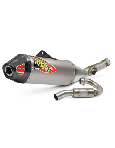 PRO CIRCUIT T-6 Full Exhaust System - Stainless steel Kawasaki KXF