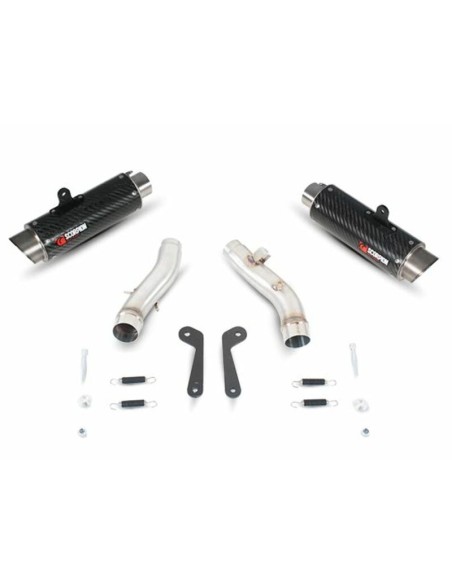 Scorpion RP-1 GP carbon muffler for Kawasaki Z1000