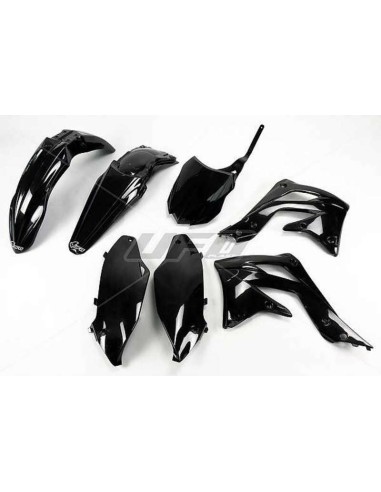Kit plastic UFO Negru Kawasaki KX450F