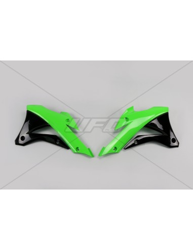 UFO Radiator Covers OEM Color 2014 Kawasaki KX85