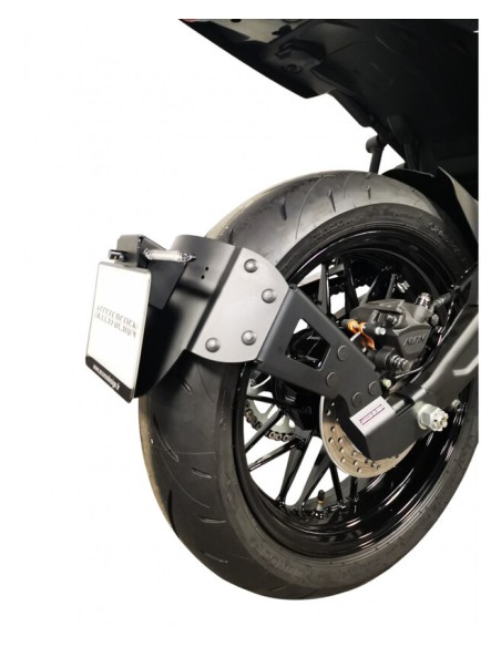 ACCESS DESIGN ''Wheel Fitted'' License Plate Holder - Black Kawasaki Z650RS