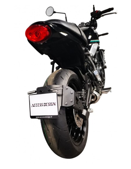 ACCESS DESIGN ''Wheel Fitted'' License Plate Holder - Black Kawasaki Z650RS