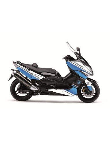 KUTVEK Cooper Graphic Kit White/Blue Yamaha T-Max 500