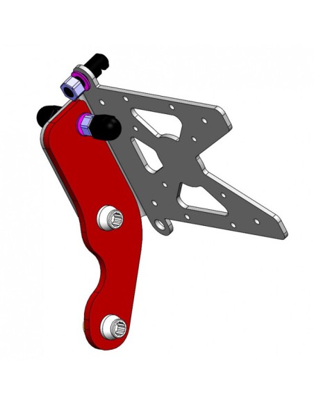 ACCESS DESIGN Side Licence Plate Holder - Black Harley-Davidson Sportster S 1250