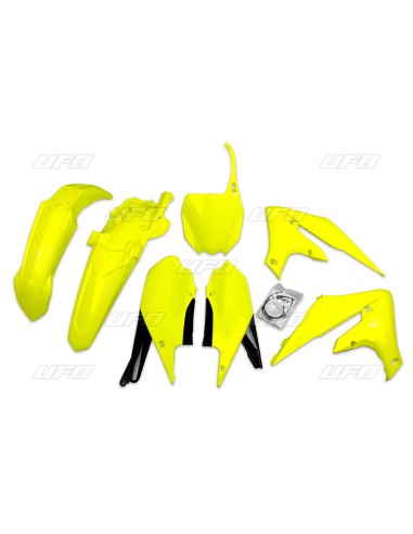 Kit plastic UFO galben neon Yamaha YZ450F