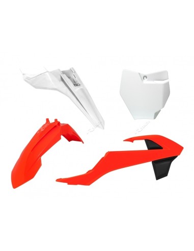 Kit plastic RACETECH Culoare OEM (2016) Portocaliu/Alb KTM SX65