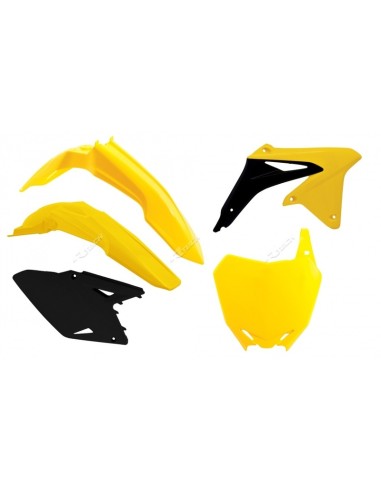 Kit plastic RACETECH Culoare OEM (2017) Galben/Negru Suzuki RM-Z450
