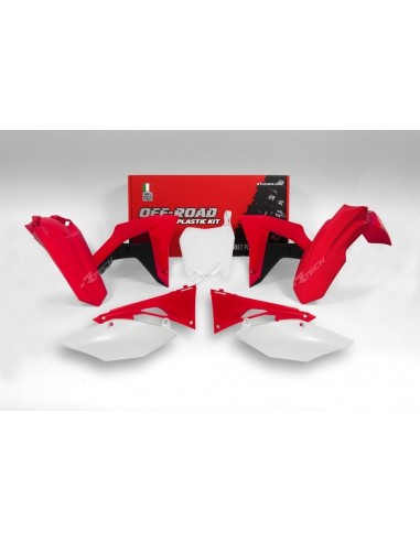 RACETECH Plastic Kit OEM Color (2017) Red/Black/White Honda CRF450RX