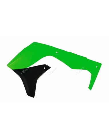 Huse Radiator RACETECH Verde Neon Kawasaki KX250F