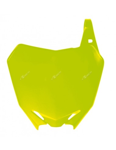 RACETECH Front Number Plate Neon Yellow Suzuki RM-Z250/450