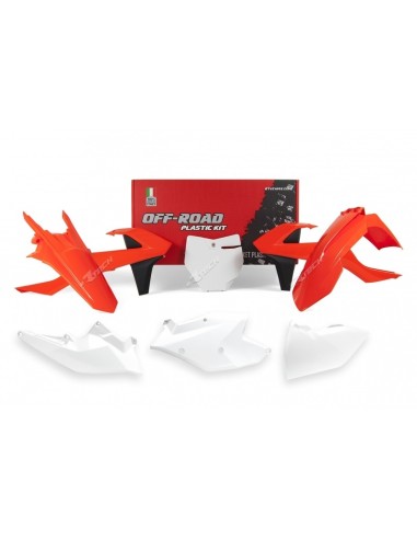 Kit plastic RACETECH Culoare OEM (2018) Roșu/Negru KTM