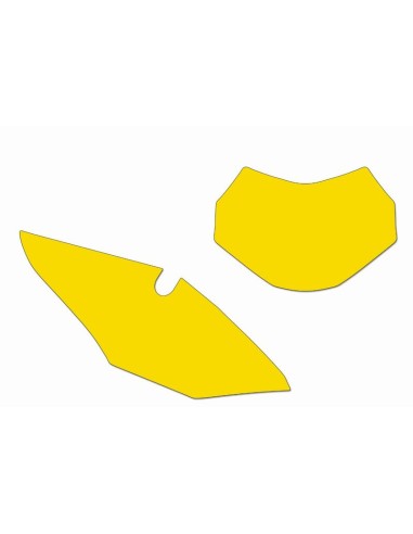 BLACKBIRD Plate Stickers Yellow Honda CRF450RX