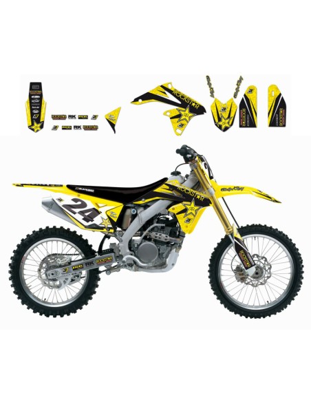 Kit grafic BLACKBIRD Rockstar Energy Suzuki RM-Z250 Galben