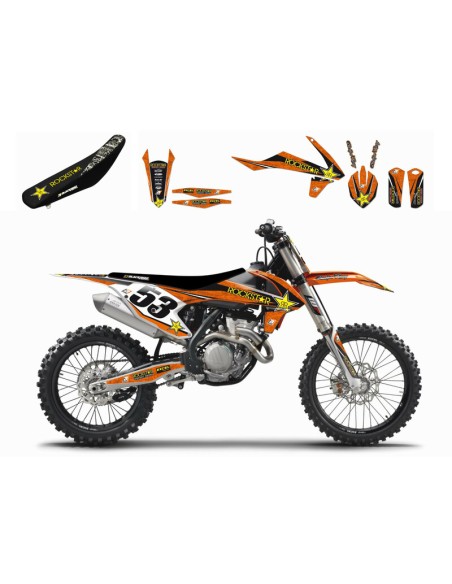 BLACKBIRD Rockstar Energy Complete Graphic Kit KTM SX/SX-F/EXC