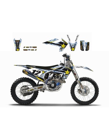 BLACKBIRD Rockstar Energy Graphic Kit Husqvarna TC/FC TE/FE