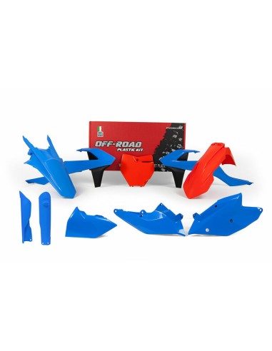 Kit plastic RACETECH Vintage Blue/Orange Limited Edition KTM
