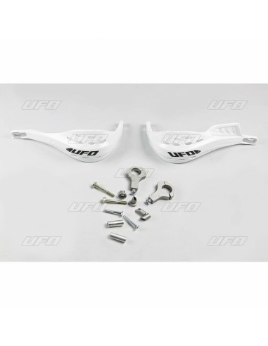 UFO Jumpy supermotard Hanguards Ø22mm White