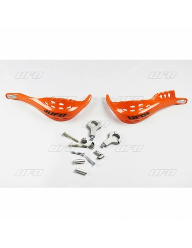 UFO Jumpy supermotard Hanguards Ø28mm KTM Orange